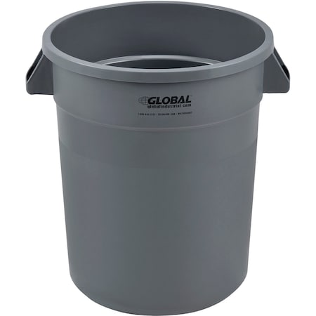 Global Industrial Trash Container, Garbage Can - 20 Gallon 240458GY